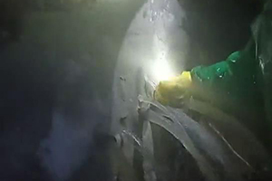 吉林消防水池堵漏现场